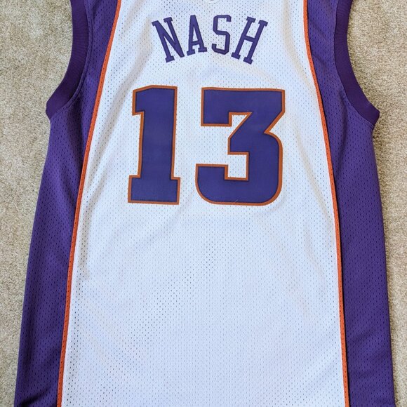 Vintage Y2K REEBOK Authentic NBA Phoenix Suns Steve Nash #13 Basketball Jersey L - Picture 6 of 11